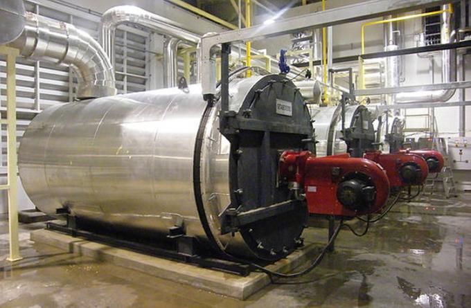 Caldera de vapor industrial del tubo de fuego 1000kg/hr 2000kg/h 3000kg/h para la industria farmacéutica