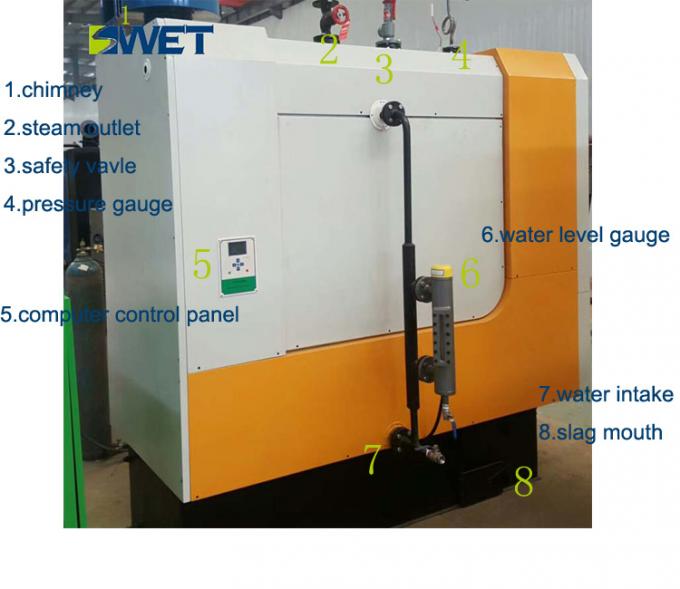 Caldera de vapor de pequeña capacidad automática de alta calidad 150kg para las industrias alimentarias