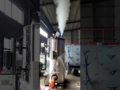 Pequeña caldera de vapor del gas natural 3.1sqm automático lleno 700*750*1350m m